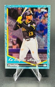 2024 TOPPS ARCHIVES - KE'BRYAN HAYES #237 - AQUA SPARKLE #'d/75 - PIRATES - Picture 1 of 3