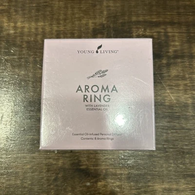 Anillo Aroma Young Living con Aceite Esencial de Lavanda NUEVO SELLADO Paquete de OCHO (8) Foto 1 de 2