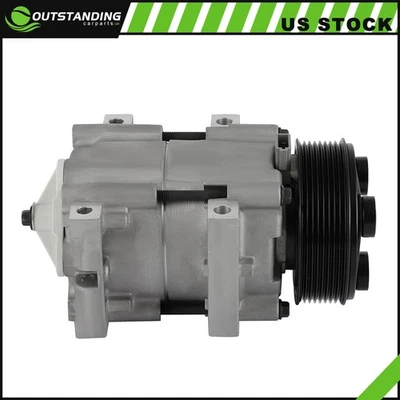 ✅AC 压缩机 EG159 适用于福特 E-350 Econoline Club Wagon Super Duty E-450 — 第 1/4 张图片