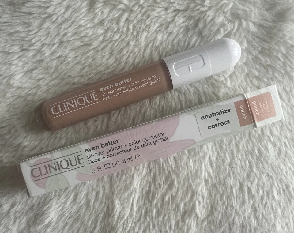 NEW Clinique Even Better All-Over Primer + Color Corrector 0.2 oz Peach - Image 1 of 1