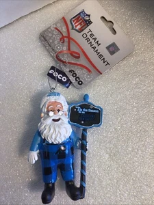 FOCO NFL Carolina Panthers Babbo Natale Decorazione Natalizia - Foto 1 di 2