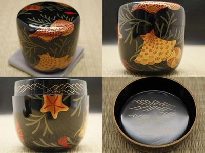 Carrito de té de madera lacado Japón Natsume - Mirugai, estilo Jimyosai Omotesenke 1125 Foto 1 de 4