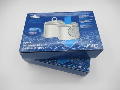 Lote de 2 (4 en total) filtros de agua Braun Brita paquete de 2 KFT16 "Look" Foto 1 de 4