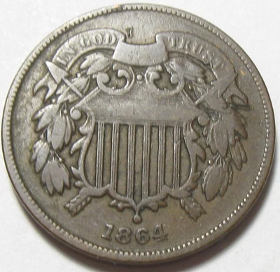 1864 Two Cent 2c Piece - #11115-1 - Image 1 of 2