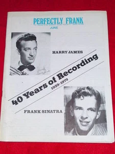 SINATRA - PERFECTLY FRANK #155  June 1979 - HARRY JAMES - Picture 1 of 1