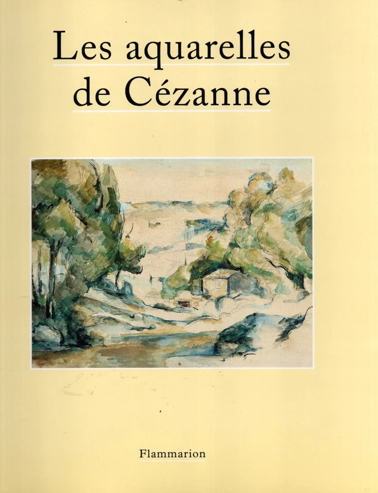 A Terrasse LES AQUARELLES de CEZANNE Flammarion 1995 relié avec jaquette - Photo 1/1
