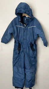 Mobius Boys Size 5 Compass SnowSuit Blue Hood Insulated Ski Pants Jacket Zip Up - Picture 1 of 9