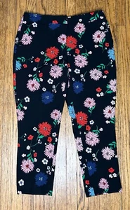 Pantalones Cortos Cynthia Rowley Negros Florales 10 Caprichosos Romance Oscuro DOBLADILLO LEER - Imagen 1 de 6