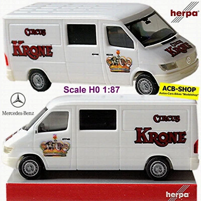 Mercedes-Benz Bus Cirque Couronne T1N 1995-2000 1:87 Herpa 048095 - Photo 1/4