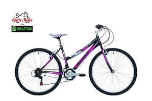 BICI BICICLETTA MOUNTAIN BIKE MTB ATALA SUNRISE 26 NERO LADY 18V DONNA 2024 - Foto 1 di 3