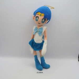 Sailor Moon Mercury C1004 Banpresto 1994 Plüsch 9 Zoll Trödel beweglich Spielzeug Puppe Japan - Bild 1 von 12
