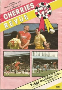 Bournemouth v Mansfield Town - Div 3 - 14/2/1987 - Football Programme - Picture 1 of 1