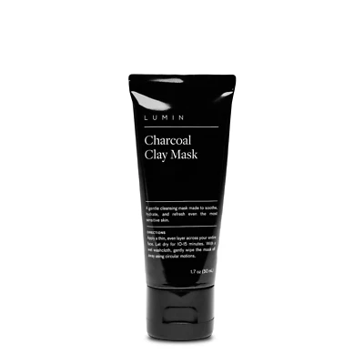 Lumin Charcoal Clay Black Face Mask Hydrating Refreshing Even For Sensitive Skin - Image 1 of 3