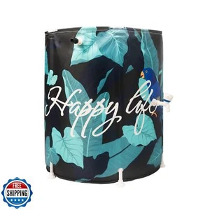 KMJETNIVY Rain Barrel Upgrade Anti-Collapse Collapsible Rainwater Collection - Picture 1 of 5