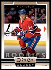2019-20 Upper Deck O-Pee-Chee Glossy Rookies GOLD Nick Suzuki /RC Montreal