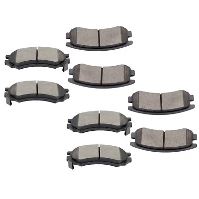 Front And Rear Ceramic Pads Kit For 1991-1998 Saturn SL1 91-98 SL2 93-98 SW1 - Image 1 of 4