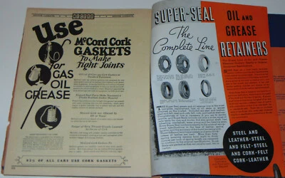 VTG 1935 McCORD COPPER ASBESTOS GASKET CATALOG! 'BETTER ASBESTOS'! WYANDOTTE, MI - Image 1 of 4