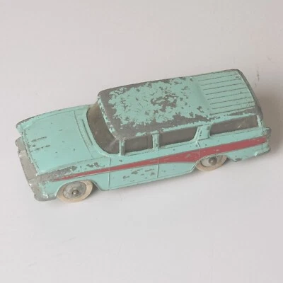 Vintage Dinky Toys 173, Nash Rambler, Blue Red, White Tyres, Diecast, Play Worn - Image 1 of 4