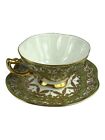 Tasse à thé et soucoupe en porcelaine japonaise antique probablement
