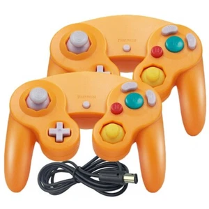 X2 Wired for Nintendo GameCube NGC Controller Gamepad GC WII - ORANGE - Picture 1 of 1