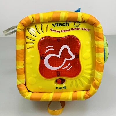 VTech Light Music Baby Toy Nursery Rhyme Rockin' Cube  Rock and Rhyme 80-70200 - Image 1 of 4