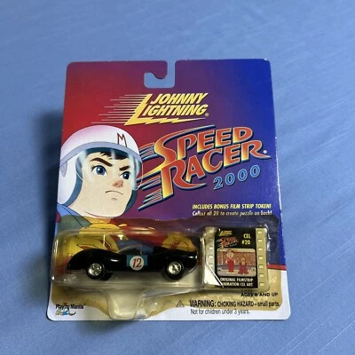 Johnny Lightning Speed Racer 2000 #12 & Cel #20 Filmstrip - Image 1 of 4