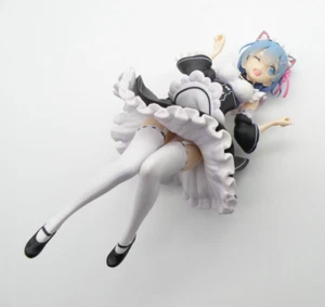 Anime REM from Re:Zero Vinyl Figurine 8" MISSING BASE Loose Pre-Owned - Picture 1 of 11