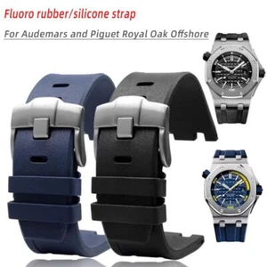 Silikon-Uhrenarmband passend für AP Royal Oak Offshore AP15400 15710 - Picture 1 of 35
