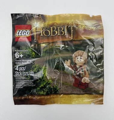 LEGO The Hobbit 5002130 Good Morning Bilbo Baggins NEW! Minifigure Robe Print - Image 1 of 2