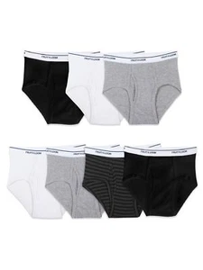 Boys' Tag Free Cotton Briefs Underwear Assorted Colors Soft Breathable - Picture 1 of 2
