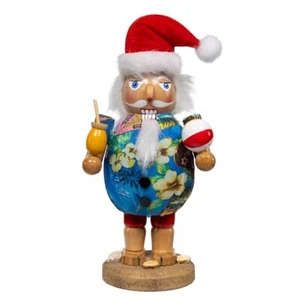 Kurt Adler 9-inch Wooden Chubby Santa Nutcracker - Picture 1 of 7