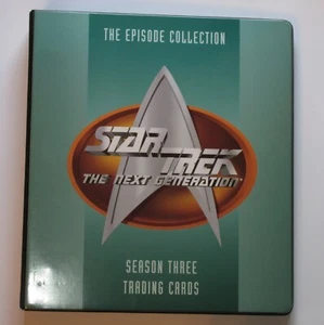 Star Trek TNG Next Generation Season 3 Binder, Base Set, Uncut+ (inkl. Seiten) - Bild 1 von 12
