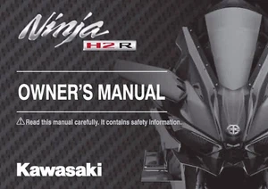 Libro manual del propietario Kawasaki Ninja H2 R 2015 - Imagen 1 de 12