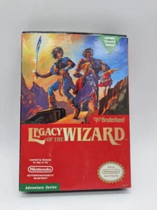 Legacy Of The Wizard NINTENDO NES Original GAME, Complete CIB Authentic - Picture 1 of 13