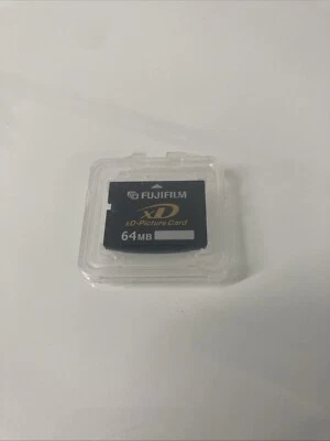 64MB Fujifilm XD MEMORY CARD TYPE M FOR FUJI FINEPIX / OLYMPUS CAMERAS 64 MB - Image 1 of 2
