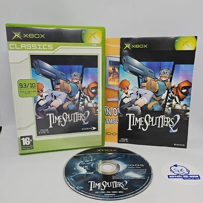 Time Splitters 2 (Microsoft Xbox PAL) Inc Manual 🌟 Good condition 🌟  - Image 1 of 4