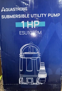 Aquastrong 1 PS Tauchpumpe Utility Sumpfpumpe ESU100PM - Bild 1 von 4