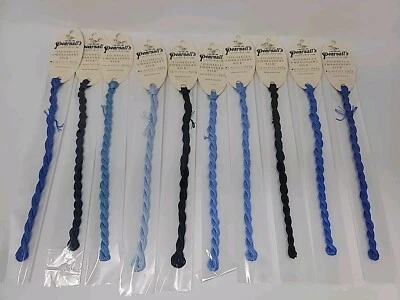 Pearsall's Filoselle Embroidery Silk Floss 4m 6 Ply MADE ENGLAND Vintage Blues F - Image 1 of 4