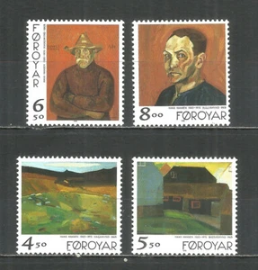 FAROE ISLANDS 1998 , mint stamps MNH (**) set - painting - Picture 1 of 1