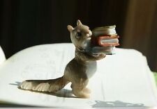 Squirrel With Book Statue Fairy Sculpture Tabletop Figurine Home Decor Gifts