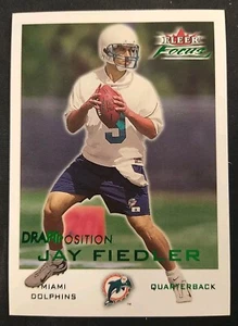 2000 Fleer Focus Jay Fiedler Draft Position 88/94 Miami Dolphins #80 - Picture 1 of 2