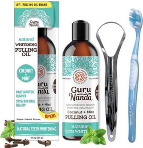 guru nanda coconut mint pulling oil - Picture 1 of 7