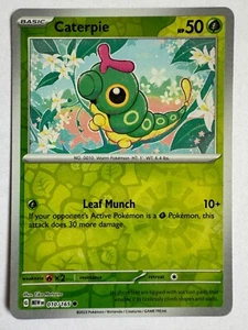 Caterpie 010/165 - Reverse Holo Pokemon Scarlet & Violet 151 - Picture 1 of 2