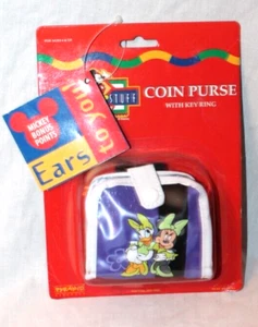 NEW IN PACKAGE 1999 VINTAGE MINNIE MOUSE/DAISY DUCK COIN PURSE PURPLE 3" X 4" - Picture 1 of 1
