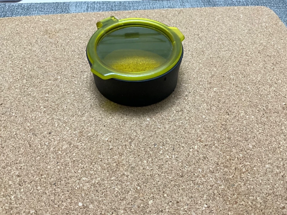 Bushwacker Flip Open Rifle Scope Rear Lens Cap Cover Size 60mm with yellow tint. - Image 1 of 1