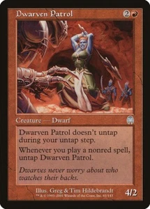 MTG Apocalypse --- DWARVEN PATROL --- Uncommon! NM! Magic the Gathering! - Picture 1 of 3