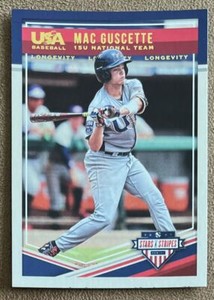2018 Panini Stars & Stripes Longevity Mac Guscette Rookie #59 USA Baseball