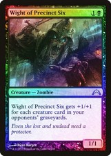 Wight of Precinct Six FOIL Gatecrash NM Black Uncommon MAGIC MTG CARD ABUGames