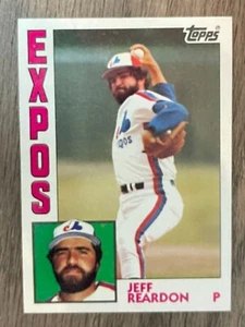 1984 Topps #595 Jeff Reardon - Montreal Expos - Picture 1 of 2
