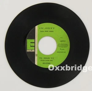 LOS JOKERS La Negra Rumella Tu Solo ESTELAR Cumbias Ecuador Cumbia Vinyl 45 - Picture 1 of 2
